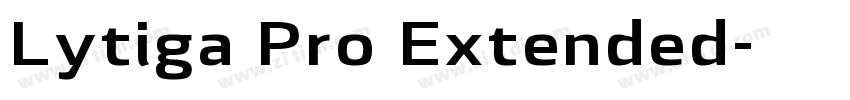 Lytiga Pro Extended字体转换